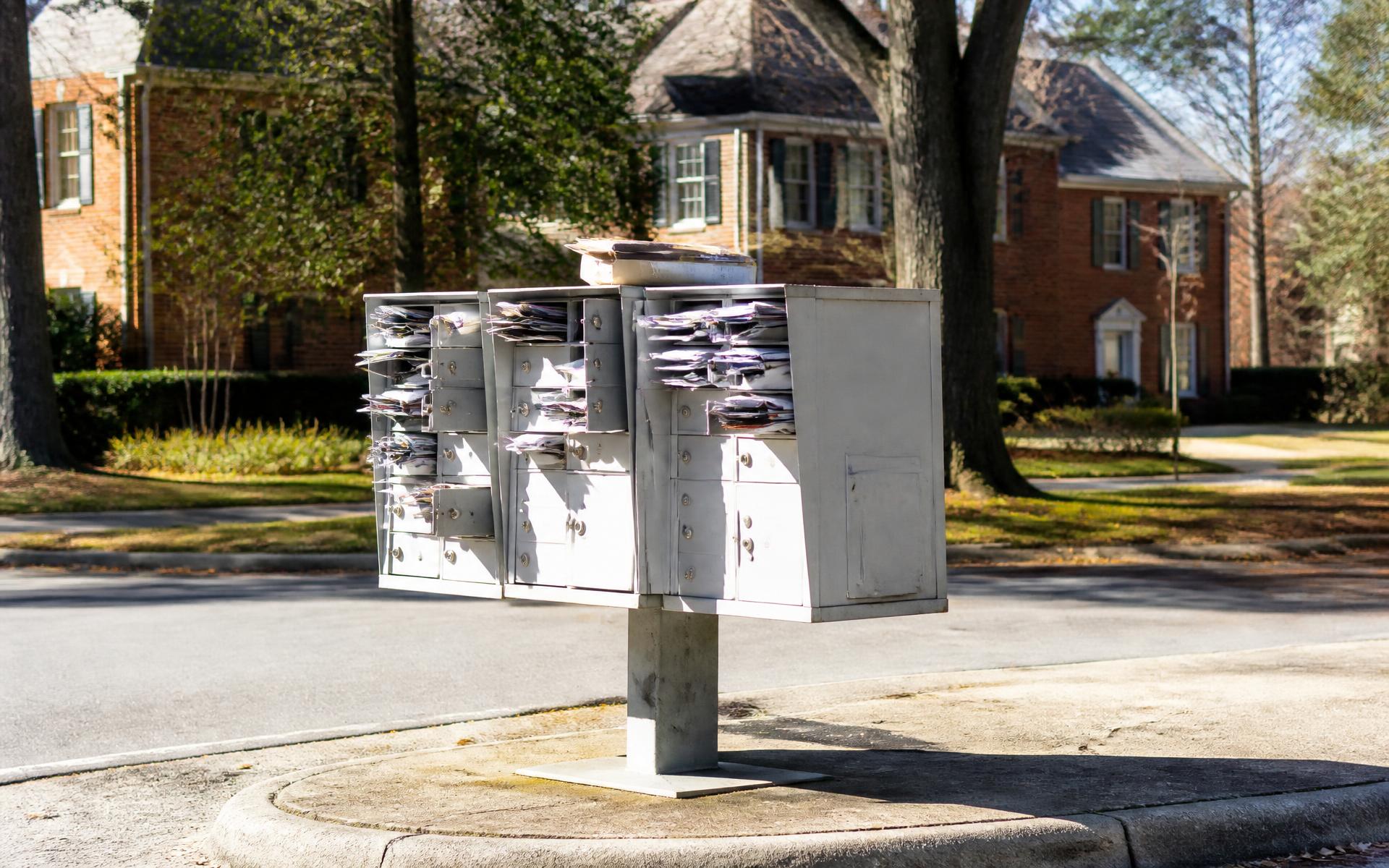 A tree-lined residential street sign in the 28211 area of Charlotte
