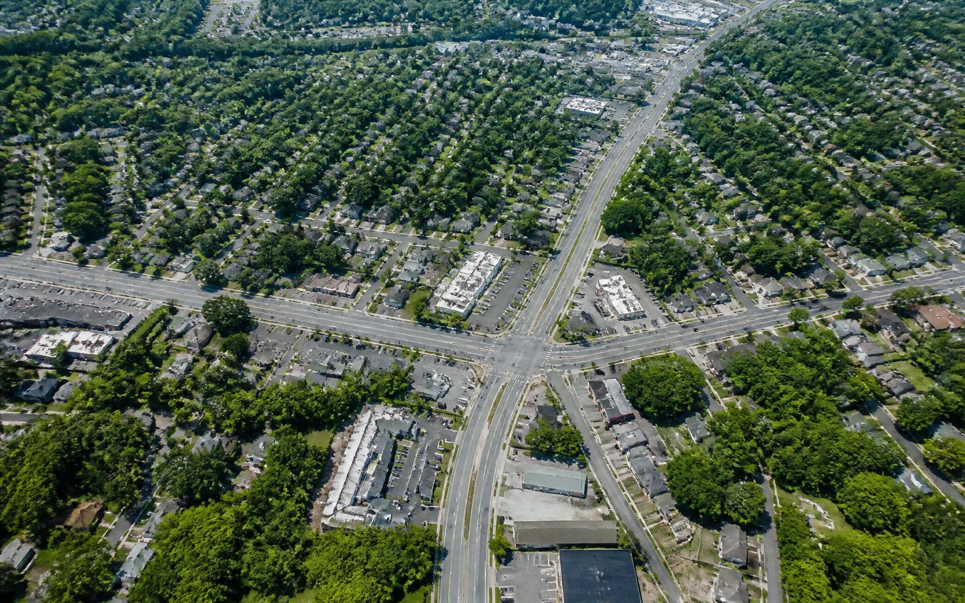 The Cotswold Village shopping district in Charlotte, North Carolina